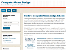 Tablet Screenshot of computergamedesign.org